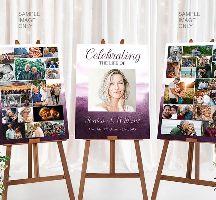 Digital Island Custom Funeral Poster